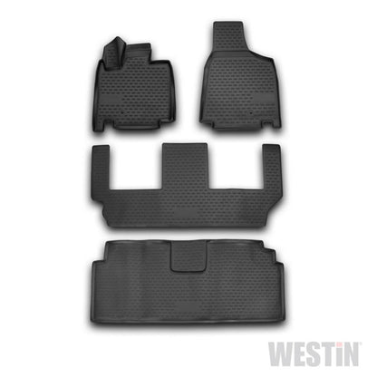 Westin 2008-2016 Dodge Grand Caravan Profile Floor Liners 4pc - Black