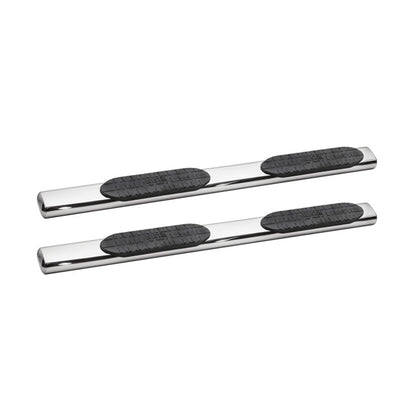 Westin 2007-2018 Chevy Silverado 1500 Crew Cab PRO TRAXX 6 Oval Nerf Step Bars - SS