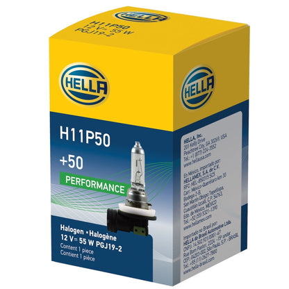 Hella Bulb H11 12V 55W Pgj192 T4 +50 Hella Bulbs