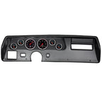 Autometer Designer Black 70-72 Chevelle SS/El Camino Dash Kit 6pc Tach/ MPH/ Fuel/ Oil/ WTMP/ Volt AutoMeter Gauges