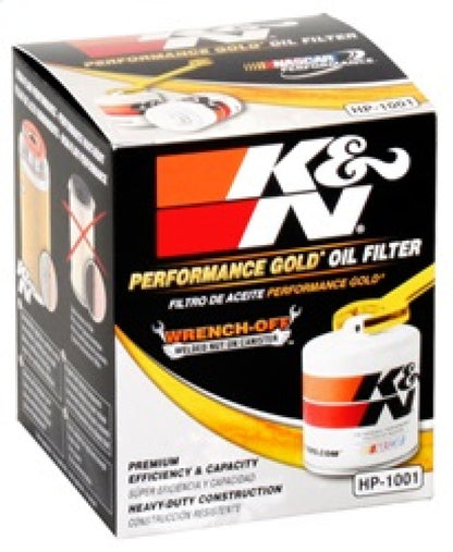 K&N Chevy / Pontiac / GMC / Buick Performance Gold Oil Filter