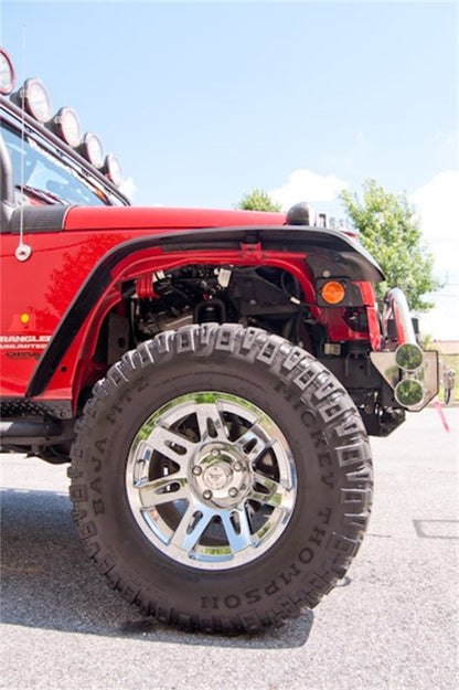 Rugged Ridge All Terrain Flat Fender Flare Kit 07-18 Jeep Wrangler Rugged Ridge Fender Flares