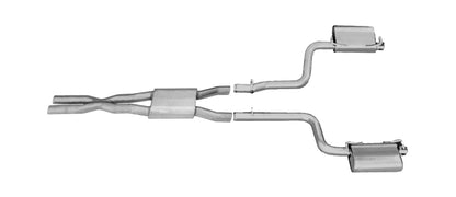 Gibson 11-15 Dodge Challenger SXT 3.6L 2.5in Cat-Back Dual Exhaust - Stainless