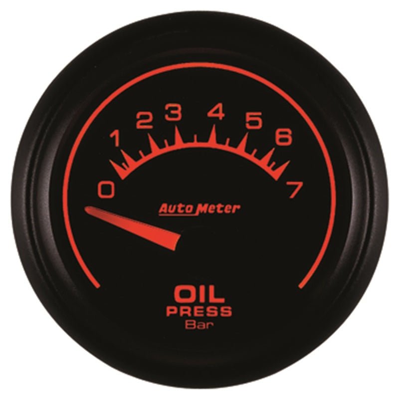 Autometer ES 52.4mm 0-7 Bar Oil Pressure SSE Gauge AutoMeter Gauges