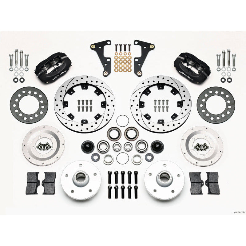 Wilwood Forged Dynalite Front Kit 11.75in Drilled 40-52 Oldsmobile Wilwood Big Brake Kits