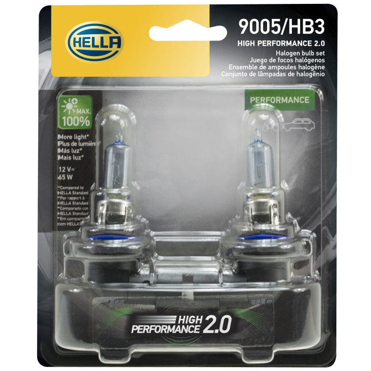 Hella 9005 12V 65W High Performance P20d 2.0 Bulb (Pair) Hella Bulbs