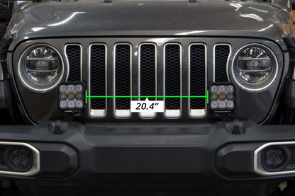 Diode Dynamics Jeep JL SS5 CrossLink Bumper Lightbar Kit Sport Combo