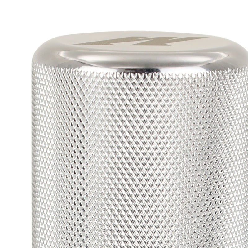 Mishimoto Weighted Shift Knob XL Silver (Knurled)