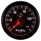 Autometer Phantom II 2-5/8in 0-15PSI Mechanical Fuel Pressure Gauge AutoMeter Gauges