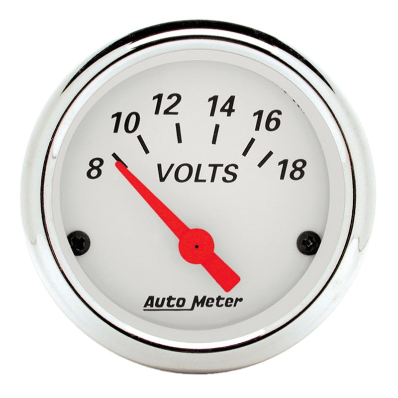 AutoMeter Gauge Kit 5 Pc. 3-1/8in. & 2-1/16in. Mech. Speedo. Wtmp & Oilp Arctic Wht AutoMeter Gauges