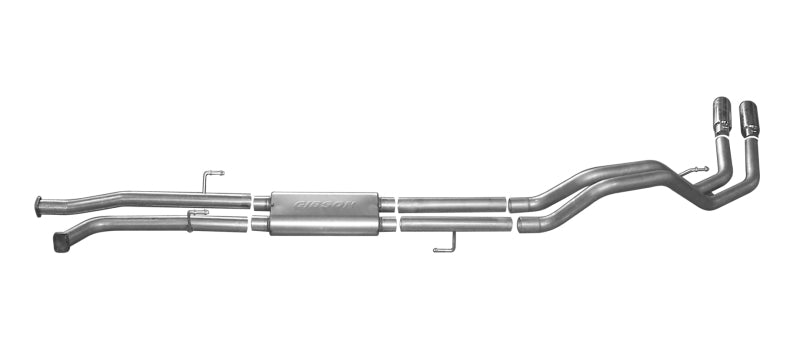 Gibson 10-19 Toyota Tundra SR5 4.6L 2.5in Cat-Back Dual Sport Exhaust - Aluminized