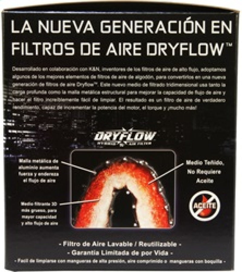 AEM Dryflow Air Filter 2.75in X 5in Dryflow- w/Hole