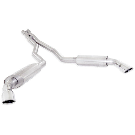 Stainless Works 2010-15 Camaro 6.2L 3in Exhaust X-Pipe Chambered Turbo Mufflers Polished Tips Stainless Works Catback