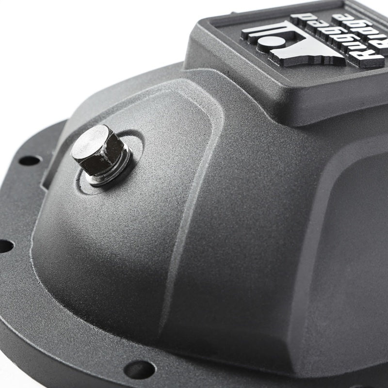 Rugged Ridge Boulder Aluminum Differential Cover Dana 44 Black Rugged Ridge Diff Covers