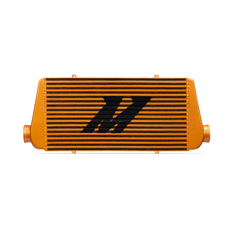 Mishimoto Universal Gold R Line Intercooler Overall Size: 31x12x4 Core Size: 24x12x4 Inlet / Outlet Mishimoto Intercoolers