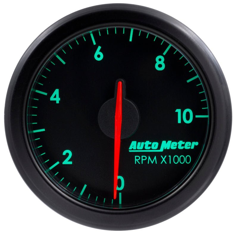 Autometer Airdrive 2-1/6in Tachometer Gauge 0-10K RMP - Black AutoMeter Gauges