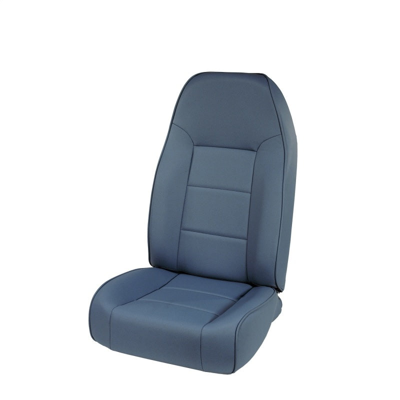 Rugged Ridge High-Back Front Seat Non-Recline Blue 76-02 CJ&Wrang Rugged Ridge Seat Brackets & Frames