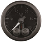 Autometer Stack Instruments Pro Control 52mm 0-100 PSI Fuel Pressure Gauge - Black (1/8in NPTF Male) AutoMeter Gauges