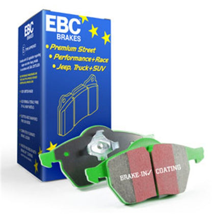 EBC 10-11 Ford Focus 1.6 Greenstuff Front Brake Pads