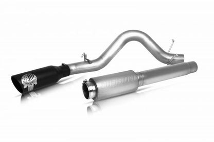 Gibson 09-13 Ram 1500 ST 4.7/5.7L 4in Patriot Skull Series Cat-Back Single Exhaust - Stainless