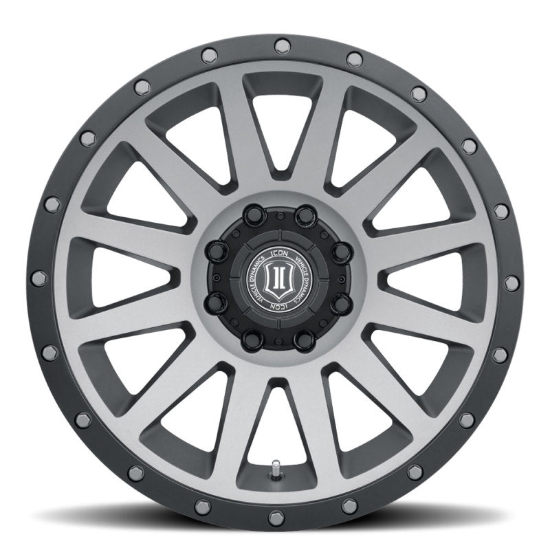 ICON Compression 20x10 8x6.5 -19mm Offset 4.75in BS 121.4mm Bore Titanium Wheel