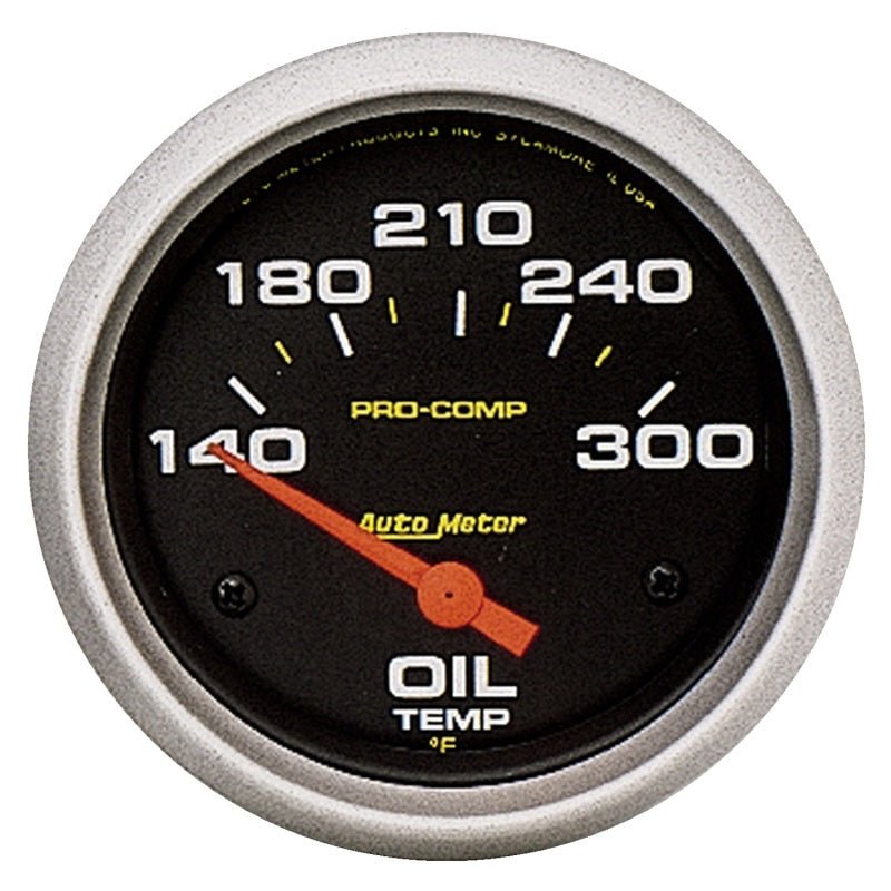 Autometer Pro-Comp 2-5/8in 140-300 Deg Oil Temperature Gauge AutoMeter Gauges