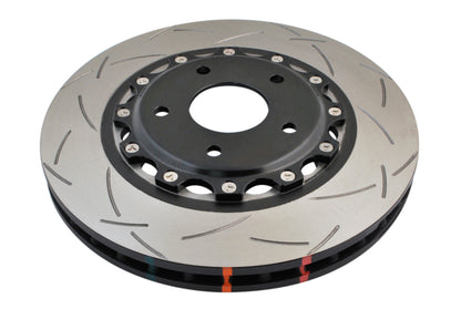 DBA 05-12 Corvette C6 w/Z51 pkg Front Slotted 5000 Series 2 Piece Rotor Assembled w/ Black Hat