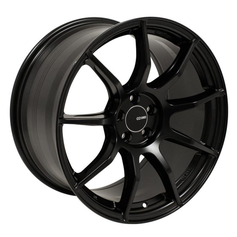 Enkei TS9 17x8 5x114.3 45mm offset 72.6mm Bore Black Paint Enkei Wheels - Cast