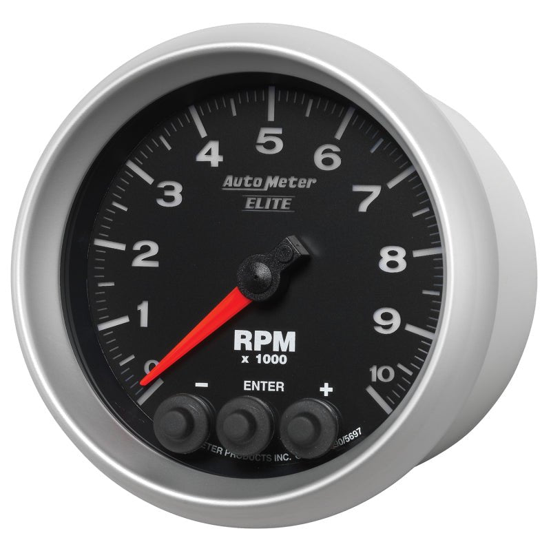 Autometer Street Progressive Shift Light 85.7mm Tachometer 0-10,000 RPM AutoMeter Gauges