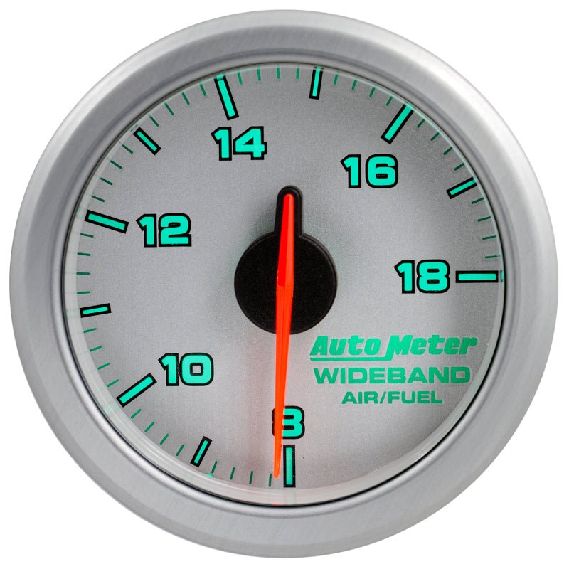 Autometer Airdrive 2-1/6in Wideband Air / Fuel Gauge 10:1-17:1 ARF Range - Silver AutoMeter Gauges