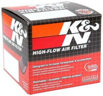 K&N Filter Universal Rubber Filter - Round Straight 1.688in Flange ID x 3in OD x 4in Height