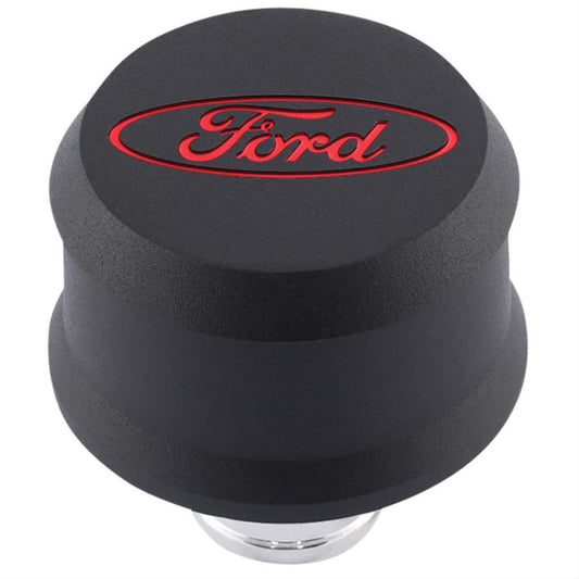 Ford Racing Slant Edge Breather - Black/Red