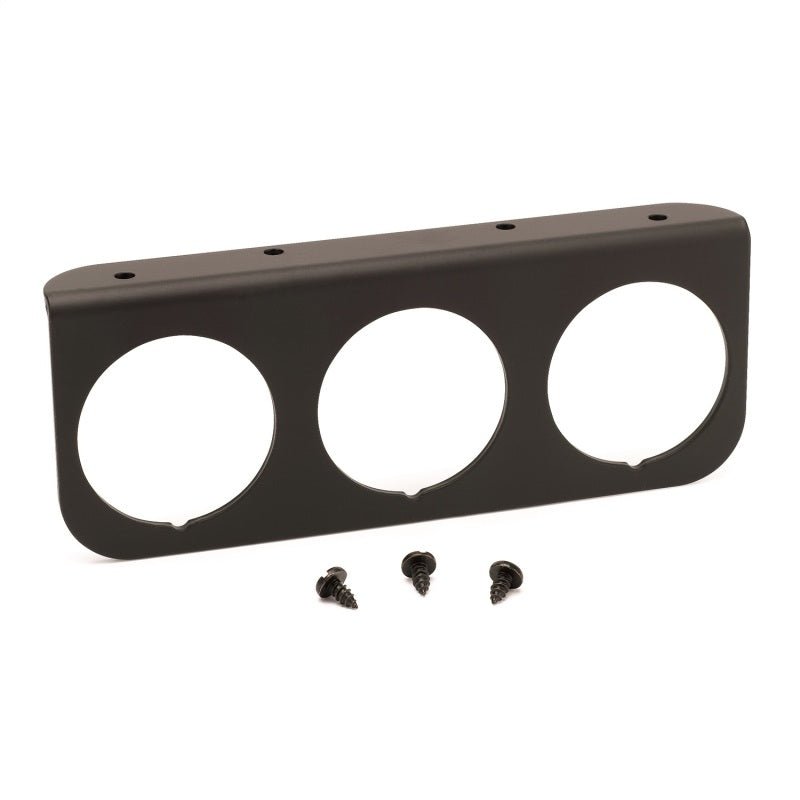 Autometer 2-1/16in Black 3-Hole Gauge Panel AutoMeter Gauge Pods