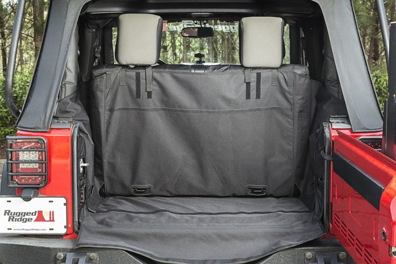 Rugged Ridge C3 Cargo Cover W/O Subwoofer 07-18 Jeep Wrangler JK 2 Door Rugged Ridge Car Covers