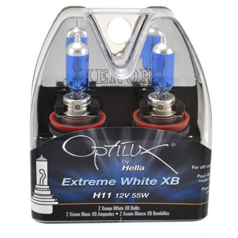 Hella H11 12V 55W Xenon White XB Bulb (Pair) Hella Driving Lights