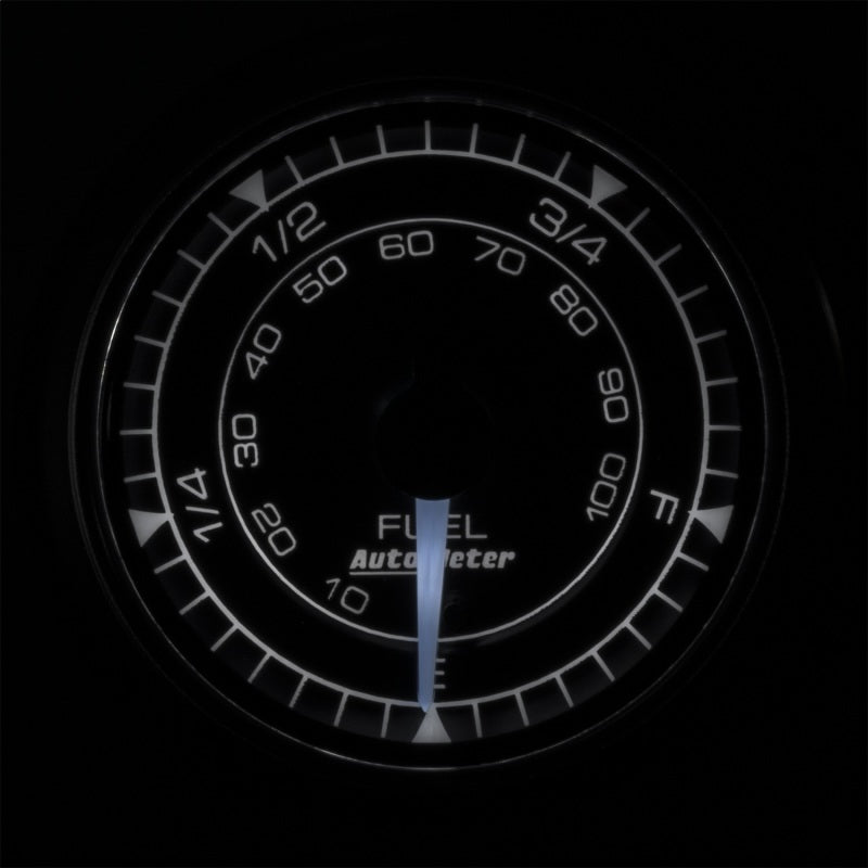 Autometer Chrono 2-1/16in 0-280 Ohm Programmable Fuel Level Gauge AutoMeter Gauges