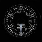 Autometer Chrono 2-1/16in 140-380 Degree Digital Stepper Motor Temperature Gauge AutoMeter Gauges