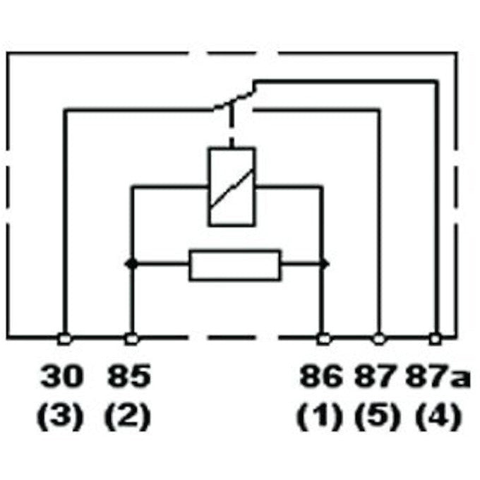 Hella Relay 24V 10/20A Spdt Res Hella Light Accessories and Wiring