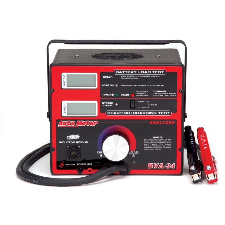 Autometer Charging System Analyzer / Battery Tester AutoMeter Battery Chargers