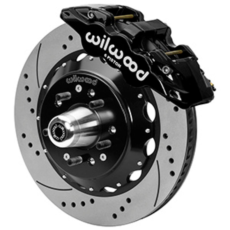 Wilwood Aero6R/ST Front Big Brake Kit 14in D/S Black Powder Coat 79-88 Chevrolet Monte Carlo Wilwood Big Brake Kits