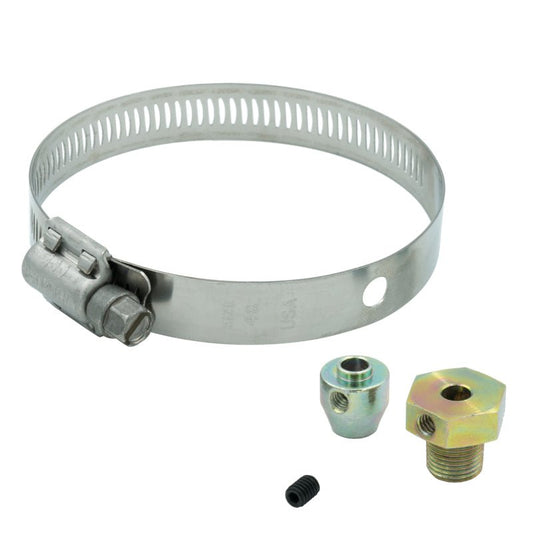 Autometer Thermocouple Fitting Kit 1/8in NPT Male w/ Set Screw and Band Clamp AutoMeter Gauges