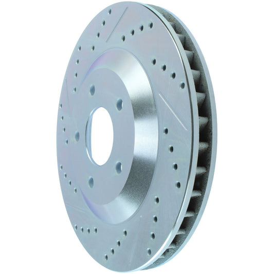 StopTech Select Sport Drilled & Slotted Rotor - Front Left Stoptech Brake Rotors - Slot & Drilled