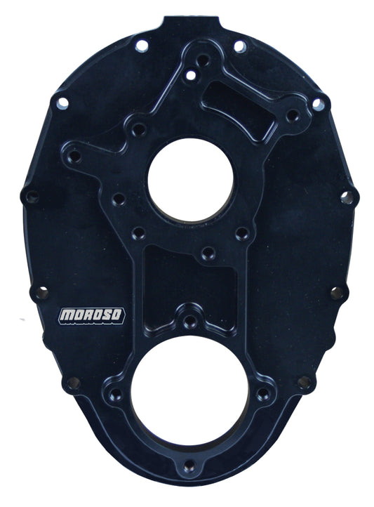 Moroso Chevrolet Small Block Timing Cover - Raised Cam - Sprint Car - Aluminum