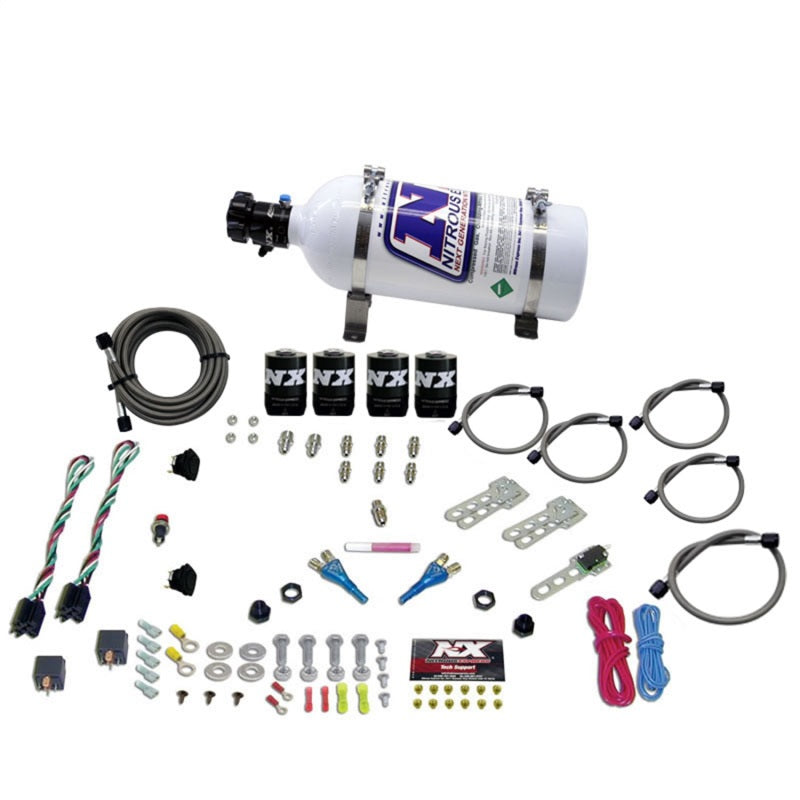 Nitrous Express Ford EFI Dual Stage Nitrous Kit (50-150HP x 2) w/5lb Bottle