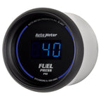Autometer 52.4mm 1-100 PSI Black Digital Fuel Pressure Gauge AutoMeter Gauges