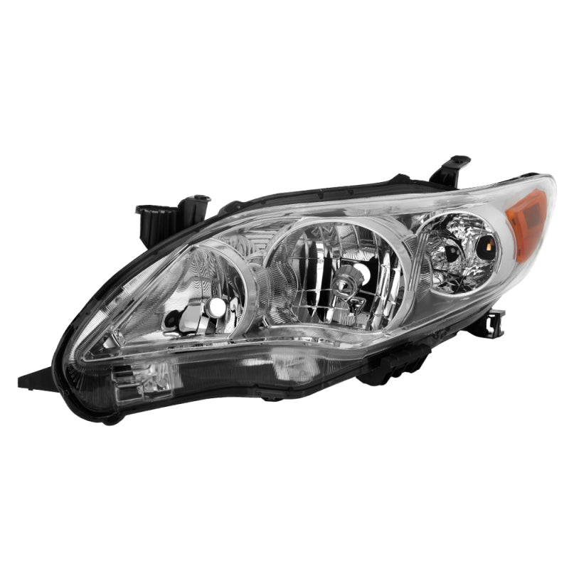 xTune Toyota Corolla 11-13 Driver Side Headlights - OEM Left - Chrome HD-JH-TCO11-OE-L SPYDER Headlights