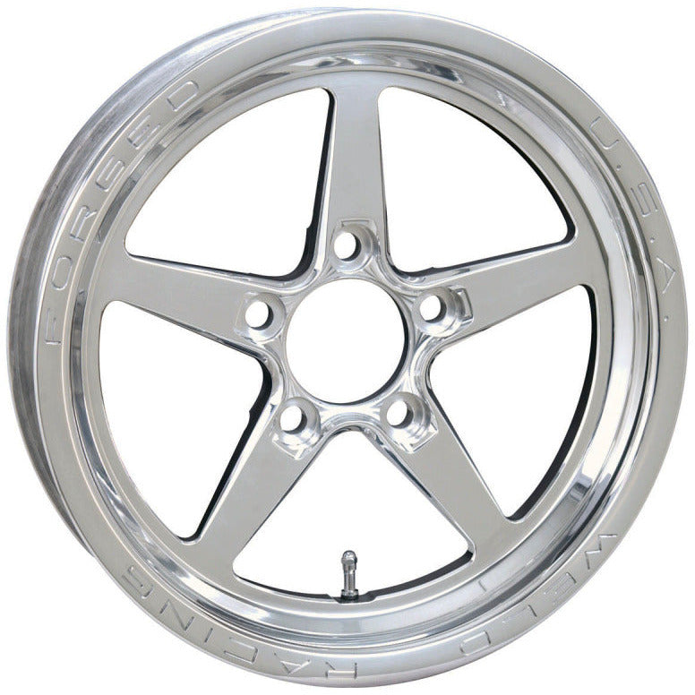 Weld Alumastar 1-Piece 15x3.5 / 5x4.5 BP / 2.25in. BS Polished Wheel - Non-Beadlock Weld Wheels - Forged