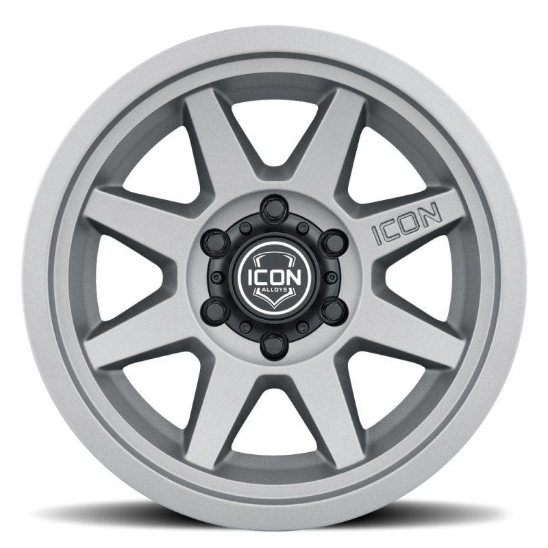 ICON Rebound 17x8.5 6x5.5 0mm Offset 4.75in BS 106.1mm Bore Charcoal Wheel