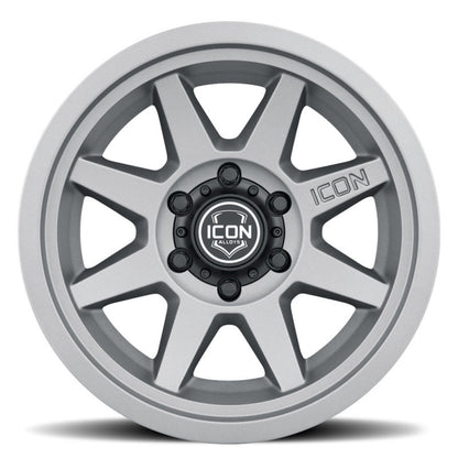 ICON Rebound 17x8.5 6x5.5 0mm Offset 4.75in BS 106.1mm Bore Charcoal Wheel
