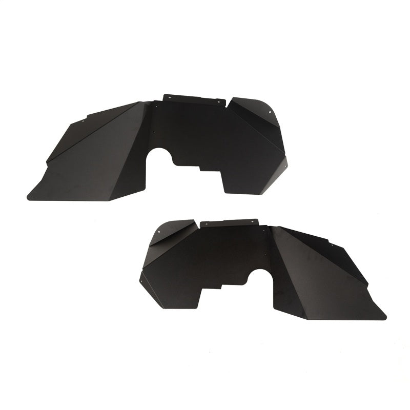 Rugged Ridge Aluminum Fender Liners Front Black 07-18 Jeep Wrangler JK/JKU Rugged Ridge Fender Flares